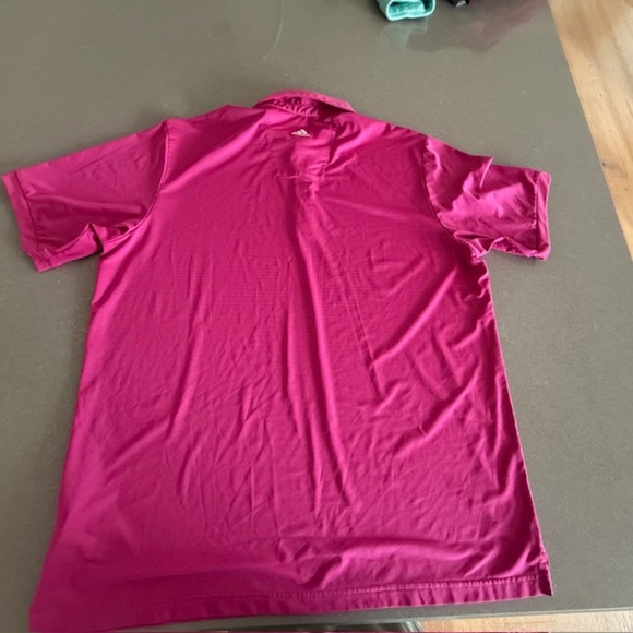Men's XL Climacool Adidas Pink Golf Polo EUC - Picture 4 of 5
